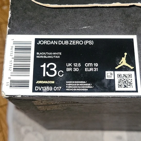 Jordan Dub Zero Kids - Picture 9 of 9